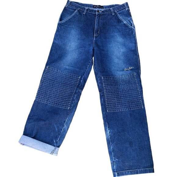 VINTAGE Sean John Jeans Size 38 Blue - Picture 2 of 9
